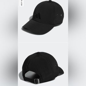 Addidas Influencer Black Baseball Cap hat.🧢